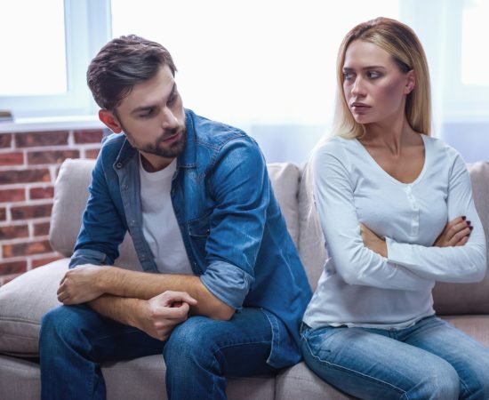 Couple having a quarrel